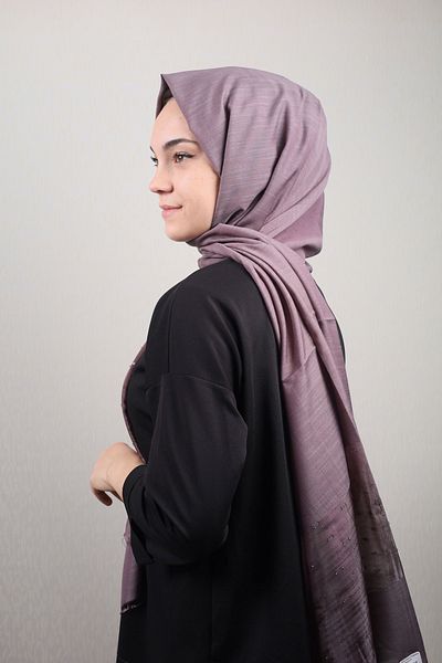 Minelli Exclusive Organized Tulle Shawl - Pattern-01 - Color-04
