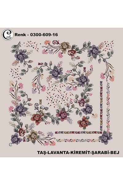 Cenk Γράψιμο με μοτίβο κέντημα - 0300-609 - Χρώμα-16
