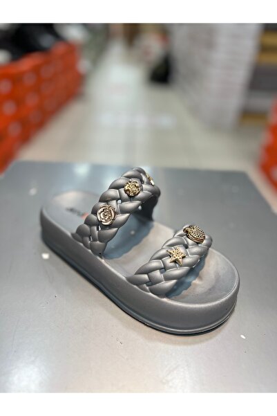 Akınal Bella Γυναικείες παντόφλες με διπλό λουράκι Stone Ultrasoft Sole