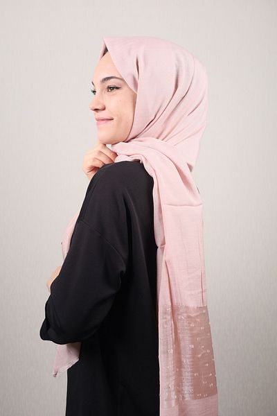 Minelli Exclusive Organized Tulle Shawl - Pattern-01 - Color-12