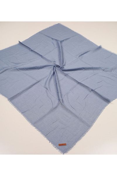 Bonjela Eșarfă din bumbac jacquard de culoare uni - Model-07 - Culoare-35