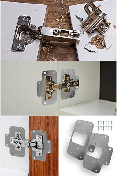 Green Life Design Hinge Repair Sheet Practical Stainless Cabinet Repair Repai...