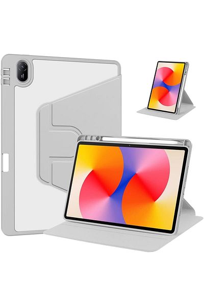 erorex جراب خلفي شفاف من Fegishilly متوافق مع Huawei MatePad SE 11 بوصة 2024 مع حامل قلم، 360