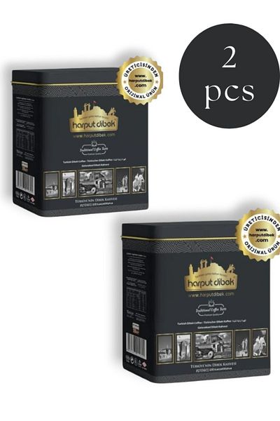 HARPUT DİBEK 250 g 2Li Harput Dibek Coffee Tin Can