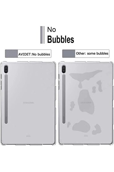 007 Lukoni Clear TPU Soft Case for Samsung Galaxy Tab S9 FE 10.9 (2023) - Shockproof