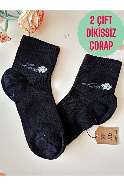 ENEFENDİ 2 Κάλτσες για γυναίκες με μακιγιάζ με πέτρες Bad Love, μεγέθη 36-40