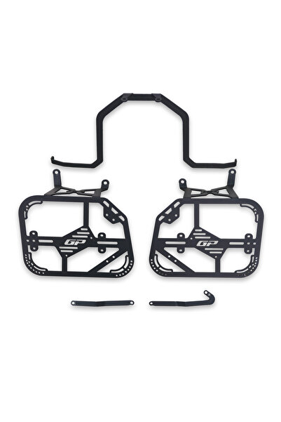 GP KOMPOZİT GP Kompozit Benelli TRK 702 X 2024 Uyumlu Yan Çanta Demiri Siyah