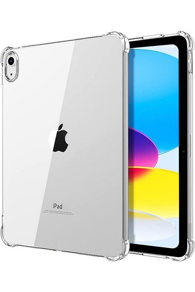 erorex جراب شفاف GBUFIYSN مناسب لجهاز iPad 10.9 2022 الجديد: جراب شفاف لجهاز iPad من الجيل العاشر، مصنوع من مادة TPU الناعمة خفيفة الوزن،