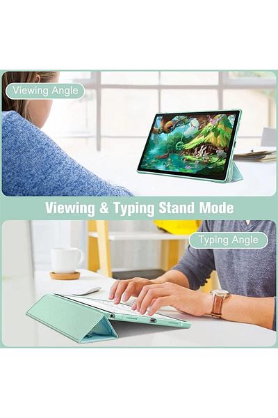 erorex حافظة ELECDON رفيعة هجينة لجهاز Samsung Galaxy Tab A8 (10.5 بوصة، موديل 2022 SM-X200/X205/X207) -