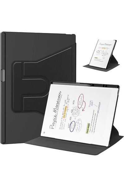 erorex حافظة لجهاز Remarkable Paper Pro Color Tablet مقاس 11.8 بوصة تم إصدارها في عام 2024 - وضع السكون/الإيقاظ التلقائي الذكي - 360 درجة
