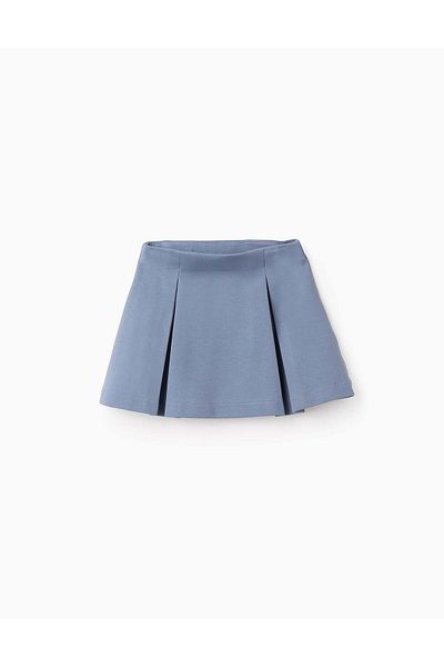 Ziddy Punto Roma Skirt with Pleats for Girls, Blue