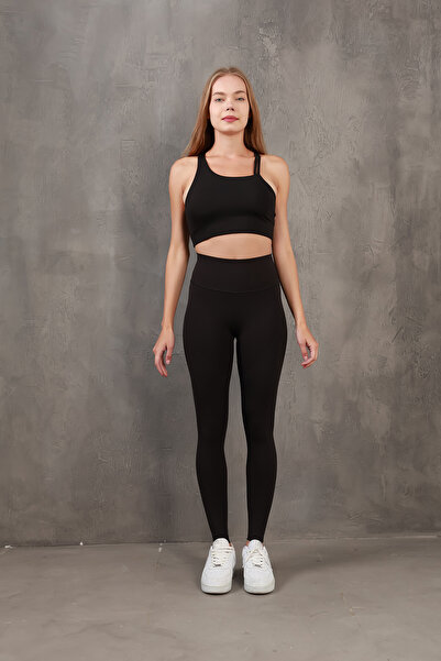 Miss Prova Шиті деталі, повний обтягуючий спортивний легінси MISSTA2483