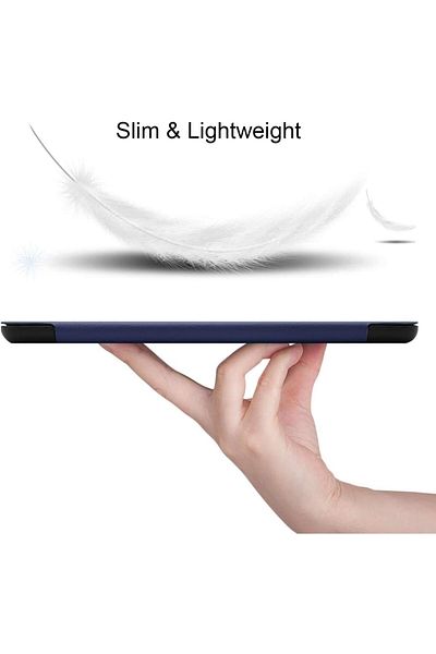 erorex . جراب BulaMall لجهاز Huawei MediaPad M5 Lite مقاس 10 بوصات - أزرق داكن