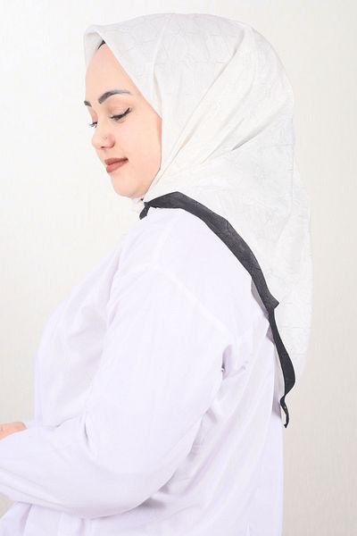 PİRAMİT Φουλάρι με μονόγραμμα πυραμίδας με μοτίβο - Μοτίβο-01 - Χρώμα-21