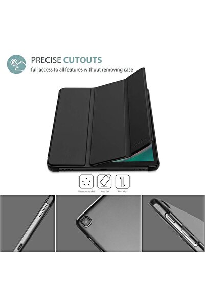 erorex جراب ProCase لجهاز Galaxy Tab A 10.1 2019 - أسود