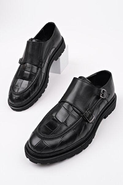 MUGGO Diego Classic Genuine Leather Daily Orthopedic Men's Casual Shoes