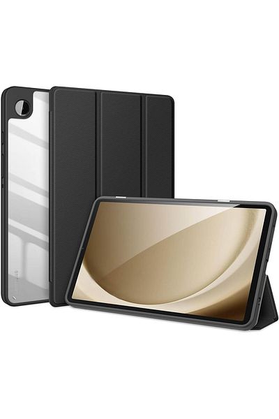 erorex حافظة DUX DUCIS من سلسلة [Toby]، مصممة لجهاز Samsung Galaxy Tab A9 8.7 (X110/X115)، حامل ثلاثي الطيات من مادة البولي يوريثان