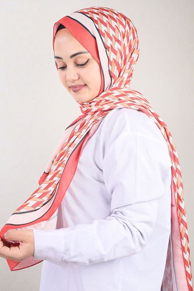 Emproyal Patterned Natural Silk Shawl - Pattern-08 - Color-04