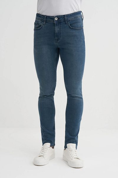 Cazador Дънкови панталони Harden Skinny Fit с ниска талия и тесни крачоли