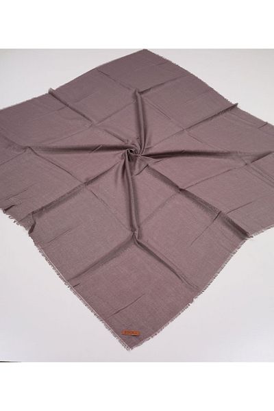 Bonjela Eșarfă din bumbac jacquard de culoare uni - Model-07 - Culoare-05