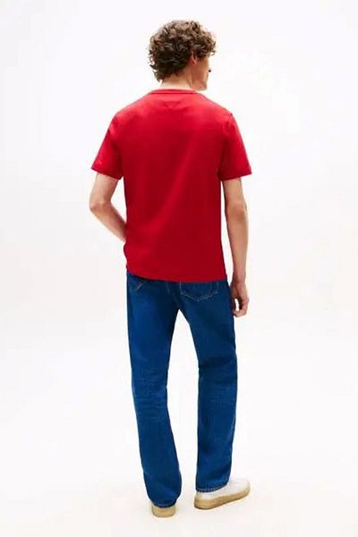 Tommy Hilfiger Men's Contrast Embroidered Monogrammed T-Shirt