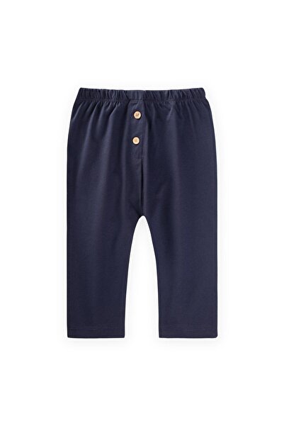 Cigit بدلة رياضية للأطفال بعمر 0-3 سنوات مع فتحة علوية باللون الأزرق الداكن