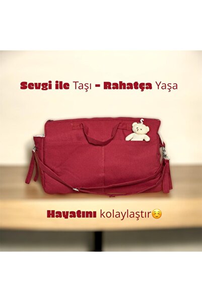 AURA VİSİON Anne Bebek Çantası - Fonksiyonel - Su Geçirmez - Bebek Arabasına ...