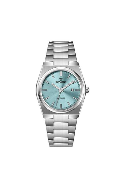 Raymond Rym-280270 Raymond Men's Wristwatch - Stainless Steel and Sapphire Glass - 2 Years Warranty