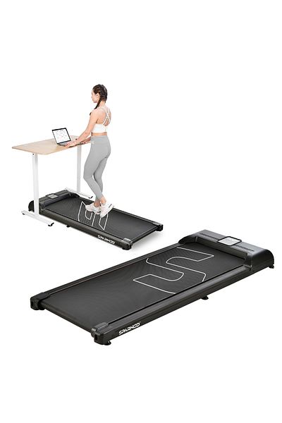Sparnod Fitness Sparnod Fitness STH-3004 Walking Pad Treadmill For Home & Office, Led Display Remote 1 Year Warranty
