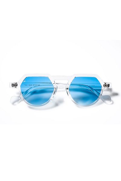 EYE OF HORUS EOH1141 C9 Unisex Transparent Sunglasses