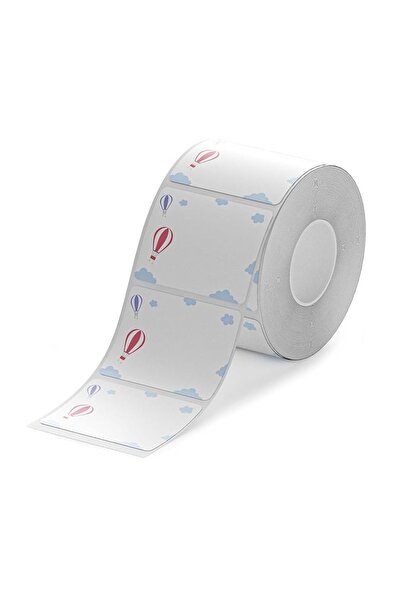 NiiMbot 40x30mm Sıcak Hava Balonu Etiket 230 Ad. B21/B1/B3S İçin (T40*30-230 ...