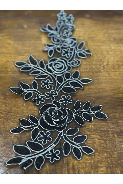 Gönülden Tasarım 38X20 CM APPLICAT DE CUSUT ARMA SILVER