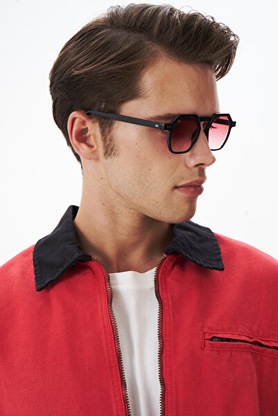 EYE OF HORUS EOH1142 C10 - Red Unisex Sunglasses