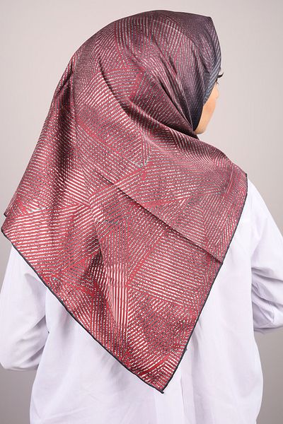 PİRAMİT Φουλάρι από ρεγιόν με σχέδιο Pyramid Luxer - Pattern-36 - Color-11