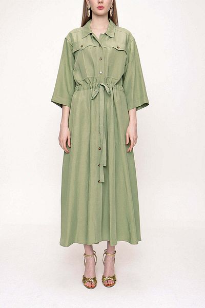 SOCIETA Loose Cut Shirt Dress 93564