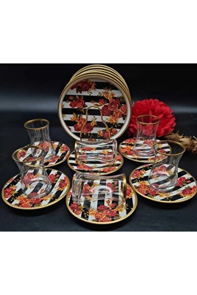 ATINÇLAR PAZARLAMA 18 Parça Şık ve Zarif  Pasta Tabağı Takımı – Misafirlerini...