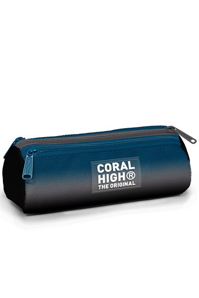 Coral High Geantă pentru creion cu trei compartimente pentru copii Nefti Gri 11169