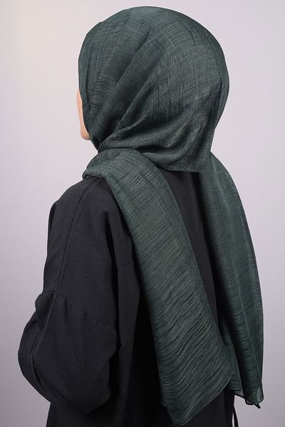 PİRAMİT Pyramid Solid Color Steps Shawl - Pattern-01 - Color-10