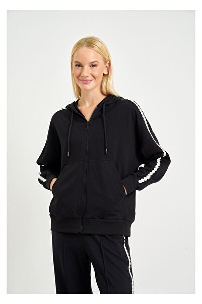 TIFFANY&TOMATO Örme Aksesuar Detaylı Üç İplik Sweatshirt