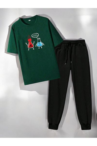 uyguntarz Set de trening unisex cu imprimeu I Think You're Overreacting