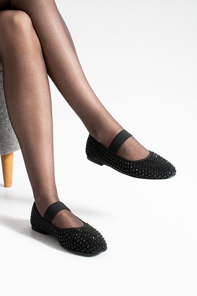 nurness Balerina Linta Stone Black pentru damă