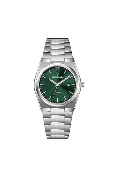 Raymond Rym-280270 Raymond Men's Wristwatch - Stainless Steel and Sapphire Glass - 2 Years Warranty