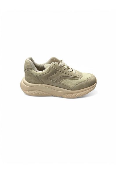 iskarpino Αθλητικά παπούτσια με κορδόνια Mesh Sneaker Beige Sand – Άνετα, ελαφριά και κομψά καθημερινά