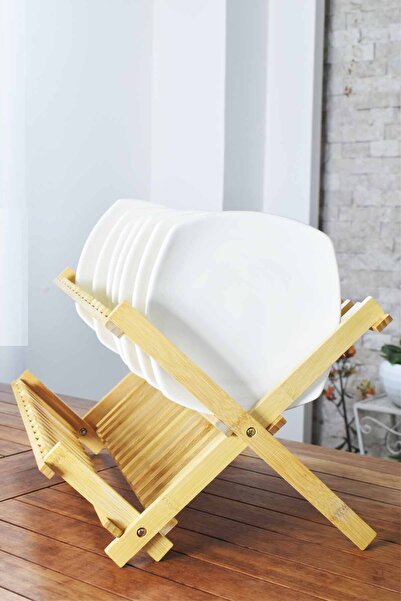Bambu Bulaşık Rafı
