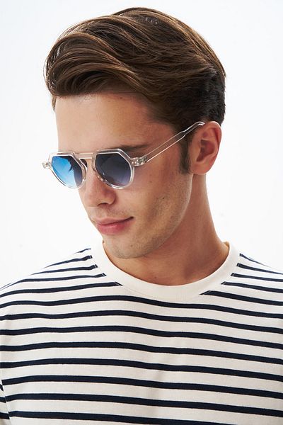 EYE OF HORUS EOH1141 C9 Unisex Transparent Sunglasses