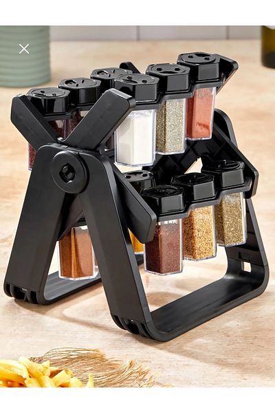 MİMOZA PARK 360 °   Set of 12 Wall Hangers with Rotating Stand and 30 Stickers Gift Spices