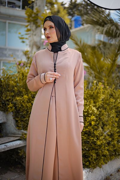 HARİKA WEAR Ferace ذو ملمس حريري رفيع - تصميم أنيق وحديث (فقط ABAYA)