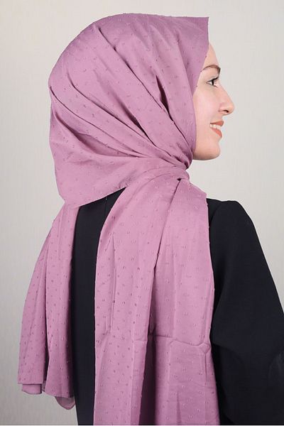 AlışverişTarlası Şal Pıtpıt din şifon de culoare uni Poloist - Model-01 - Culoare-17