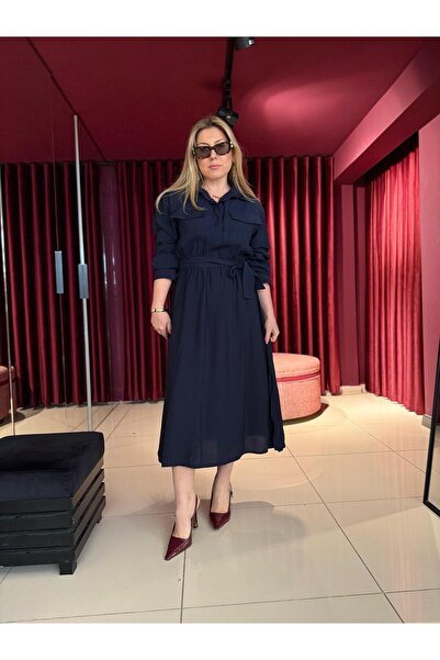 EFİL Mornarsko plava 2259 Košulja-haljina