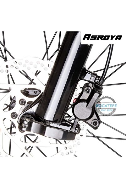 Asroya Bisiklet ARKA Hidrolik Disk Fren Seti (Hidrolik Fren Takımı) 1600mm Kablo 160mm Rotor